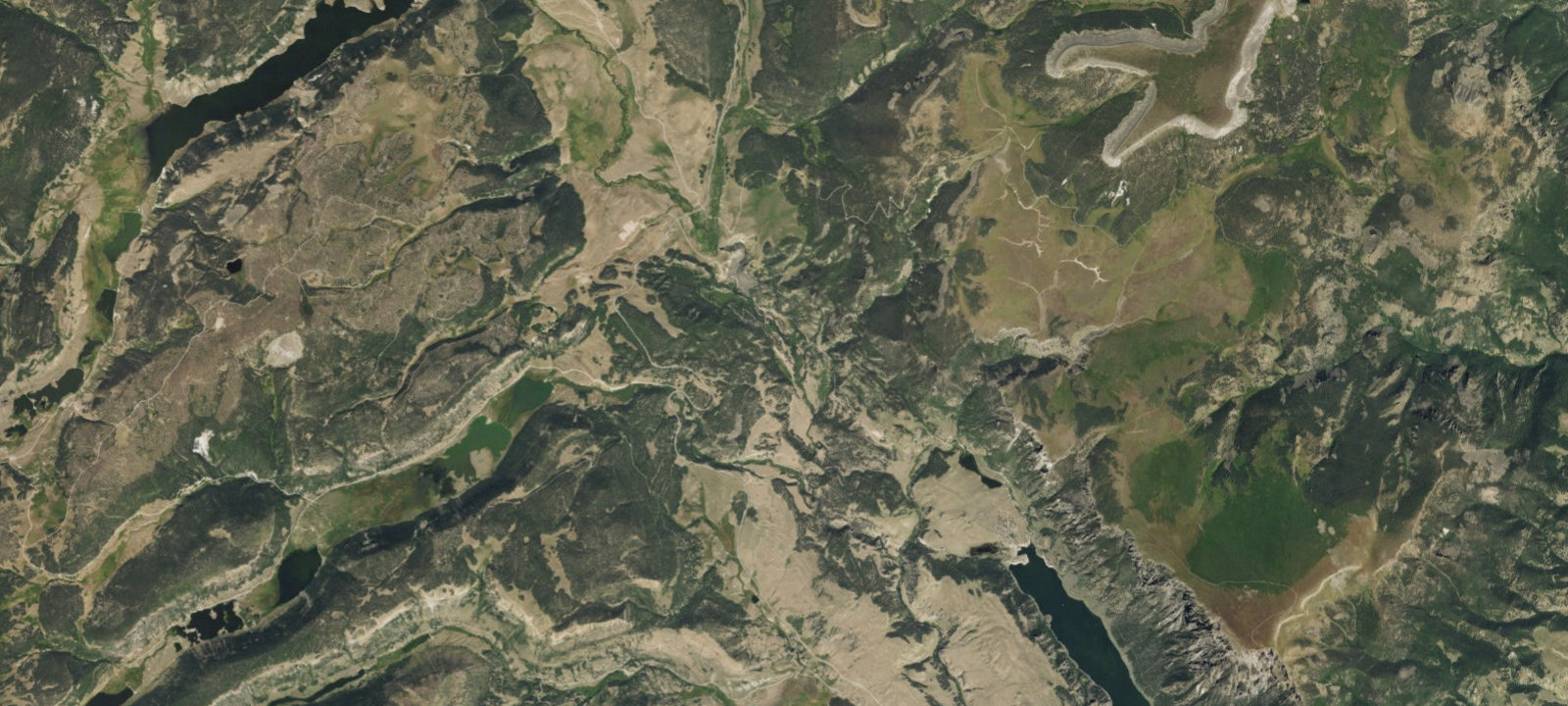 Map of North Clear Creek