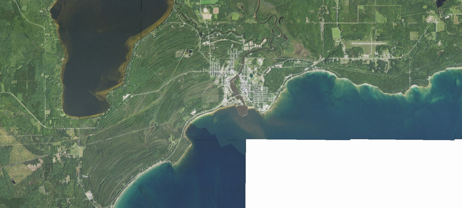 Map of Manistique Lakeshore Campground