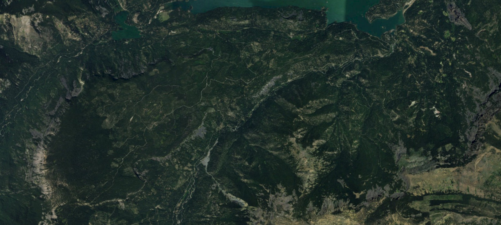 Map of South Fork Tieton (Lower Bake Oven)