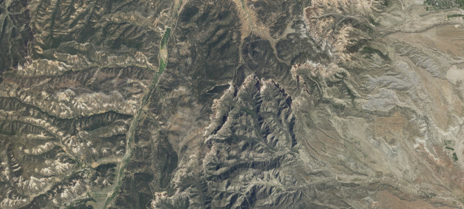 Map of Right Fork Swamp Canyon Campsite