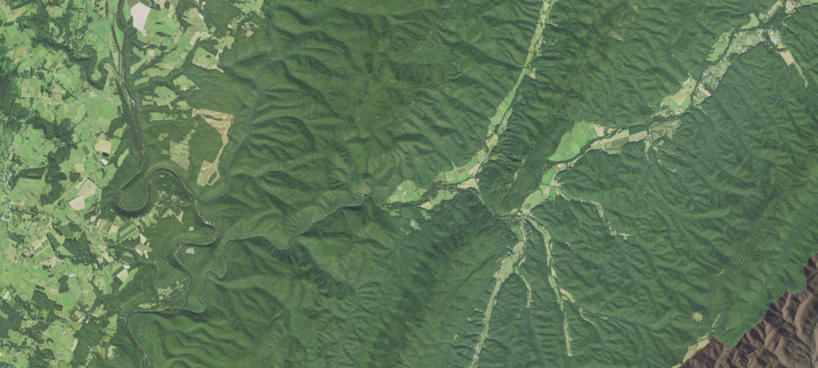 Map of Blue Meadow Group Campground