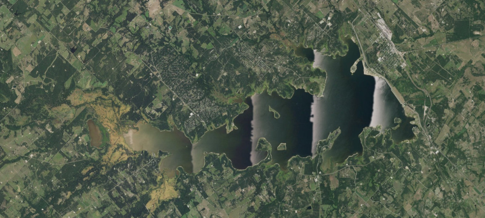 Map of Yaupon Loop, Lake Somerville State Park Birch Creek Unit