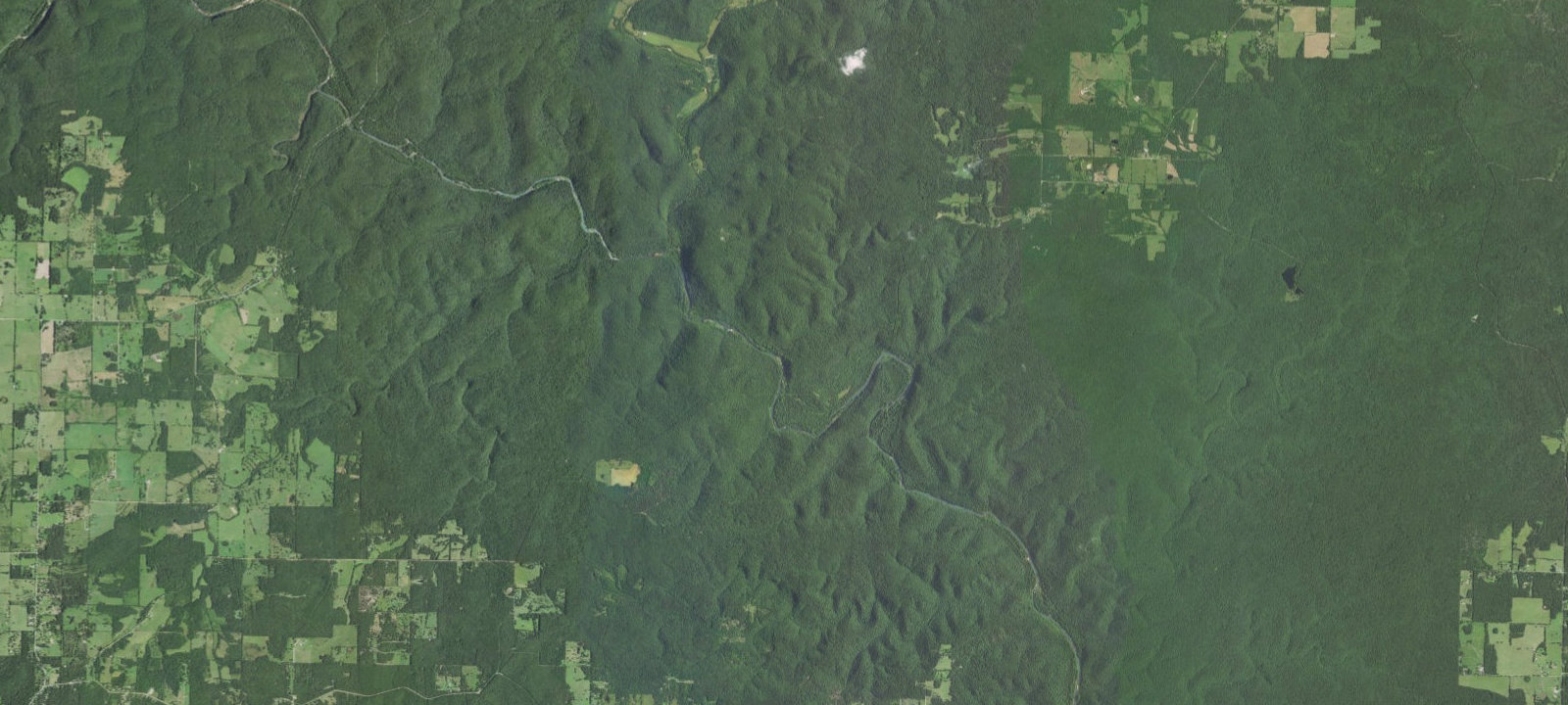 Map of Stinking Pond Float Camp