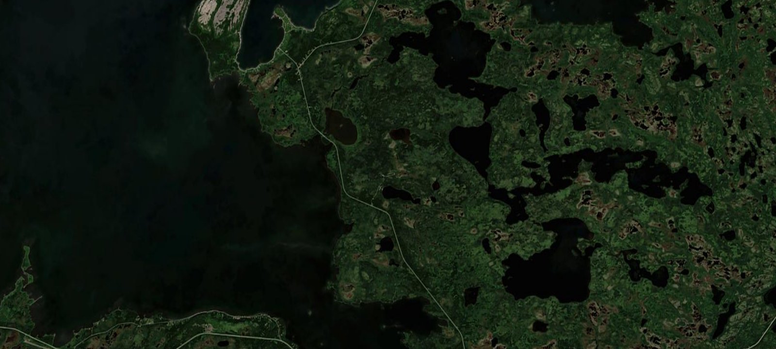 Map of Pistolet Bay Provincial Park