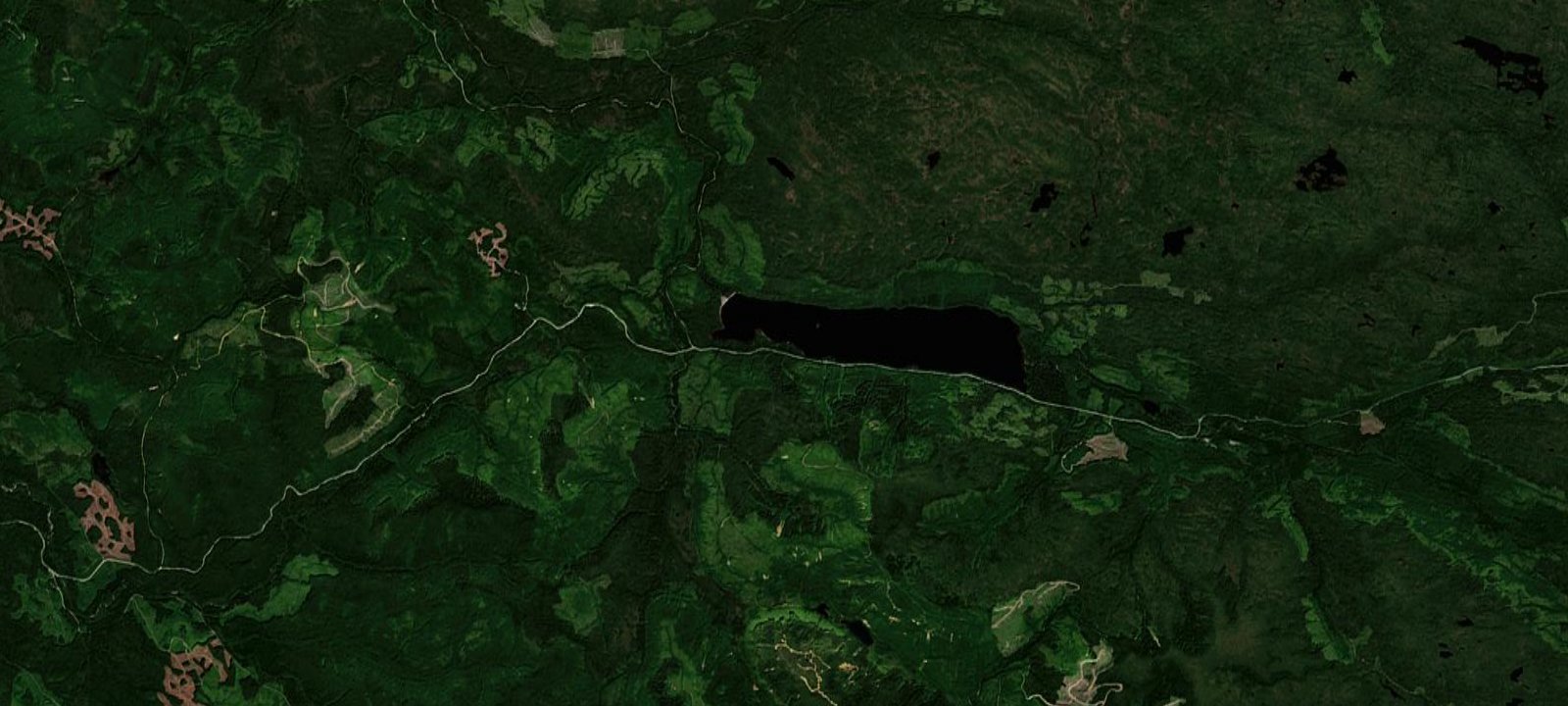 Map of Nahwitti Lake Recreation Site