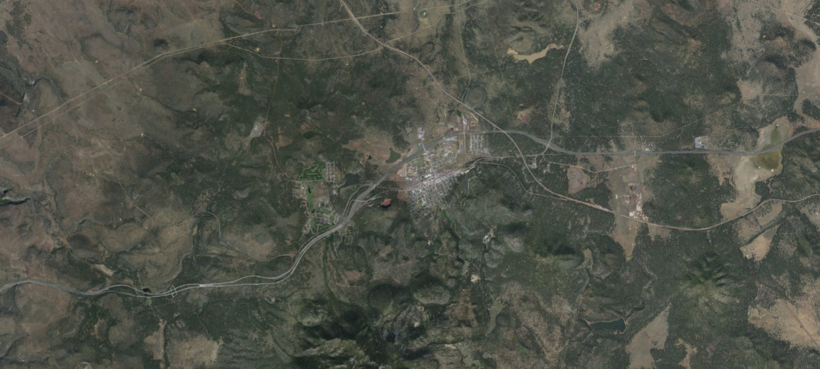 Map of Grand Canyon Railway RV Park