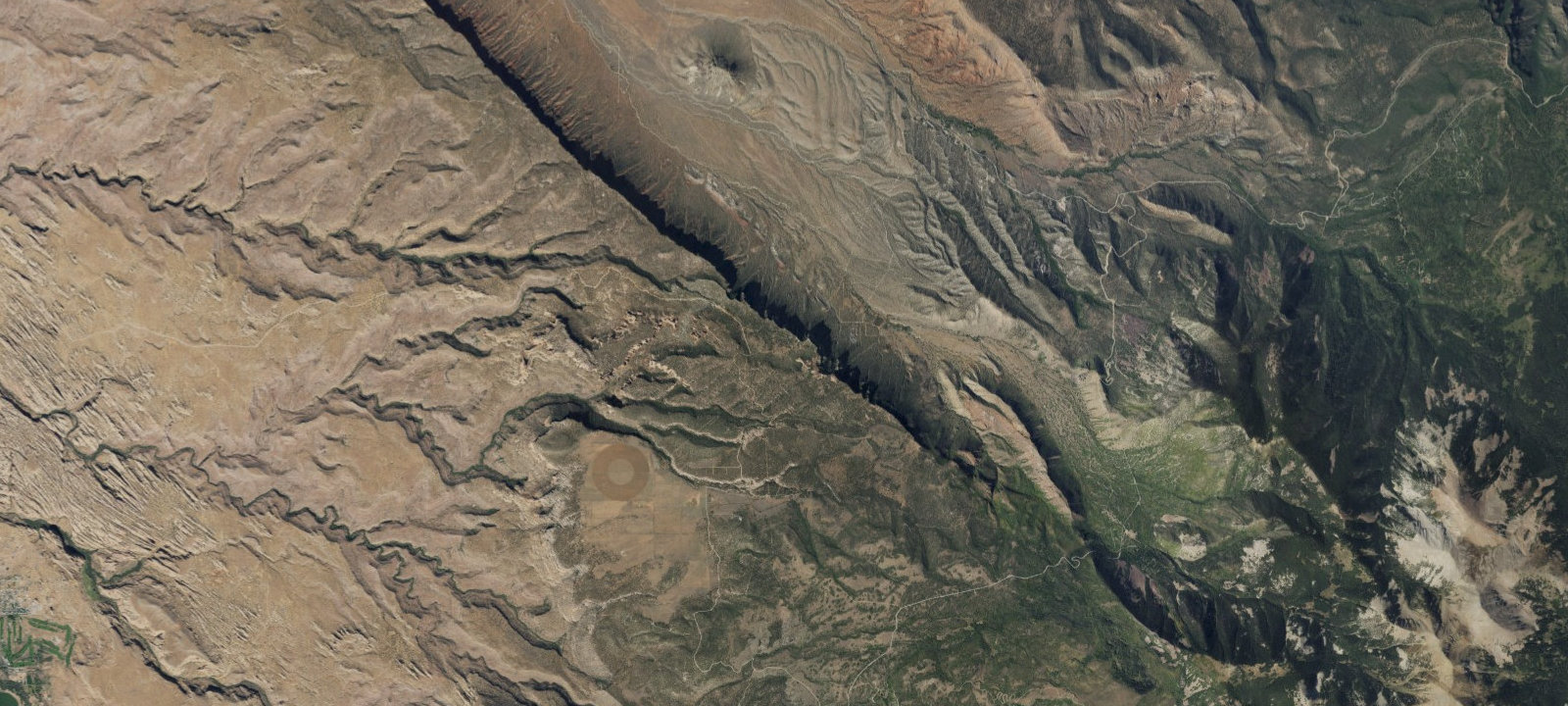 Map of Porcupine Rim