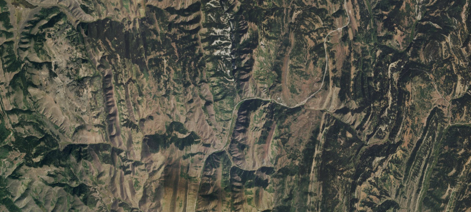 Map of Allred Flat Campground