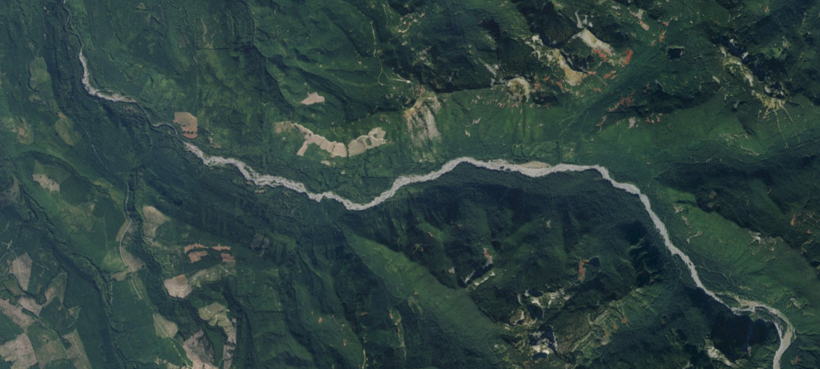 Map of Carbon River Dispersed Roadside Camping