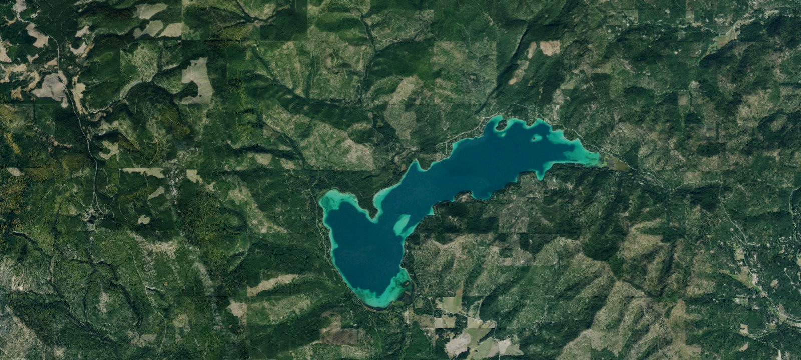 Map of Ashley Lake North Campground