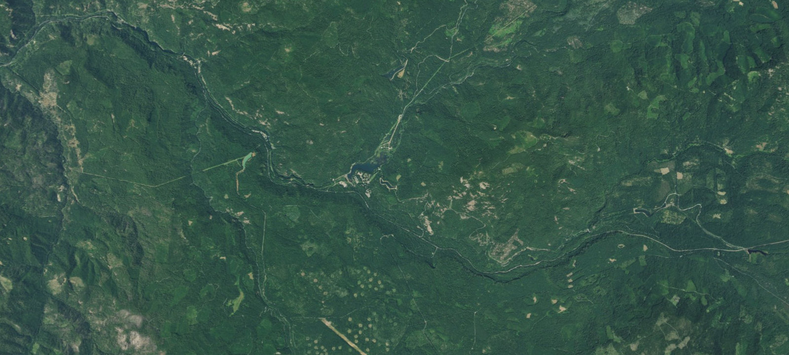 Map of Lemolo #2 Forebay Forest Camp