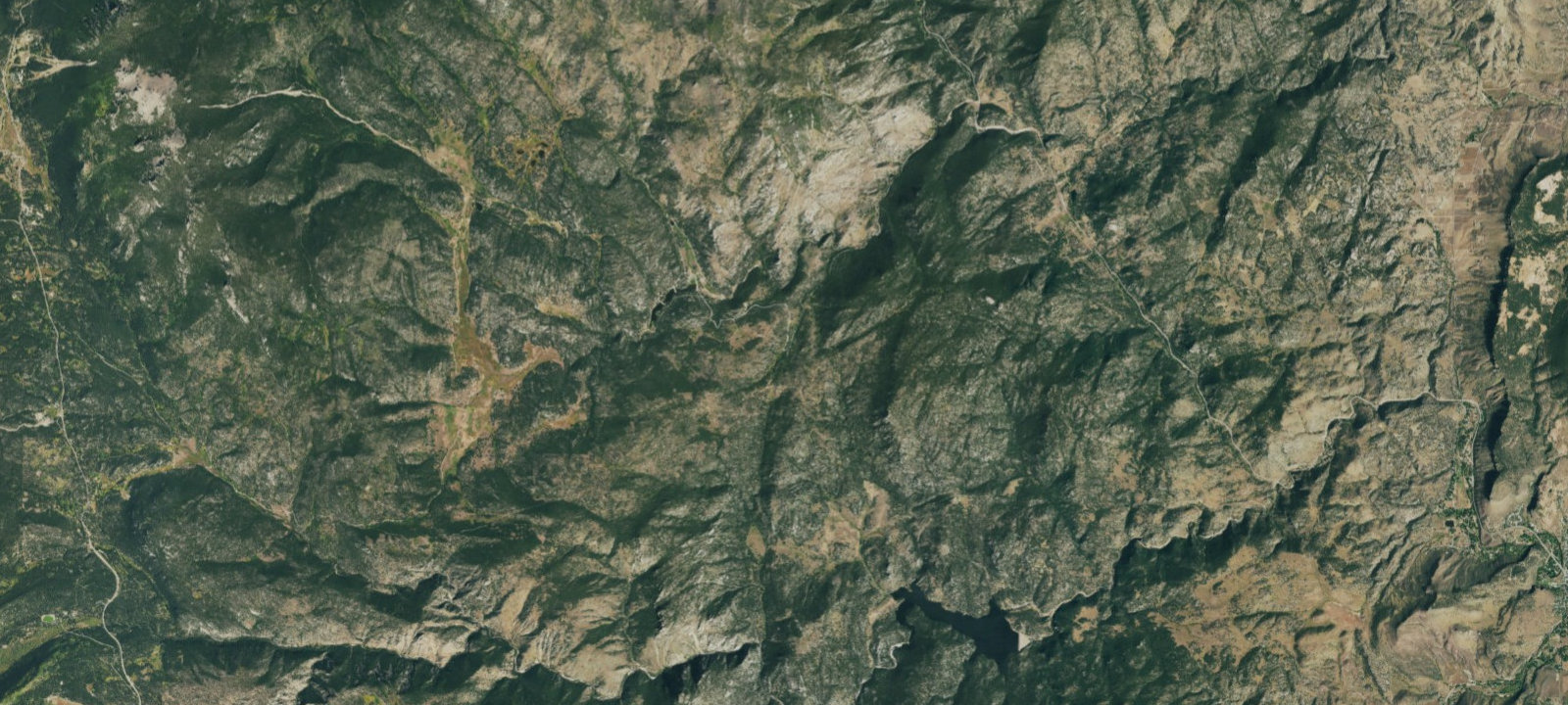 Map of Allenspark Dispersed Camping