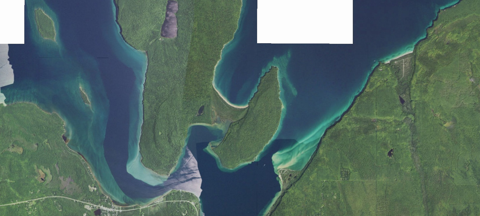 Map of Little Dune I Campsite on Grand Island