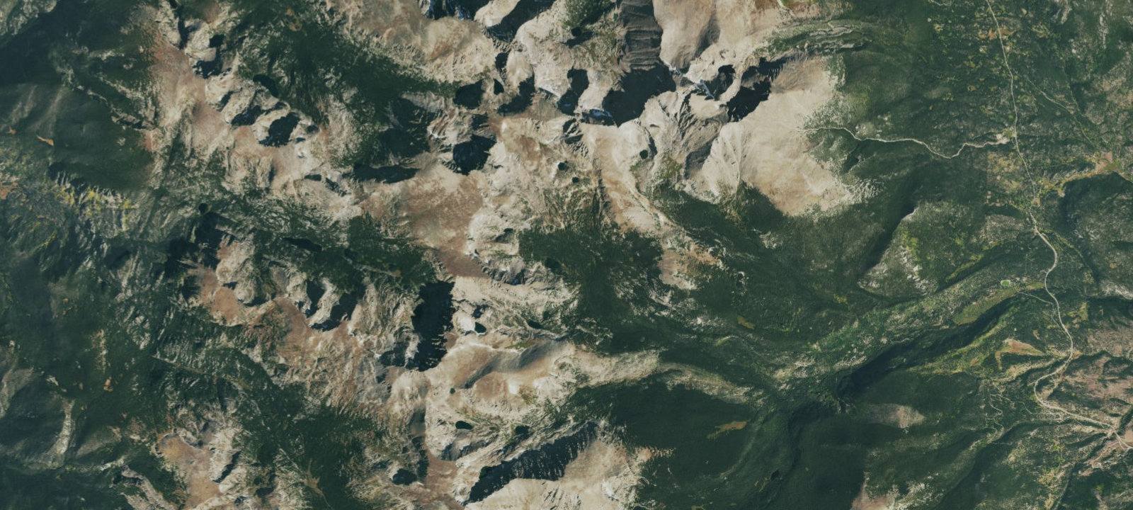 Map of Thunder Lake