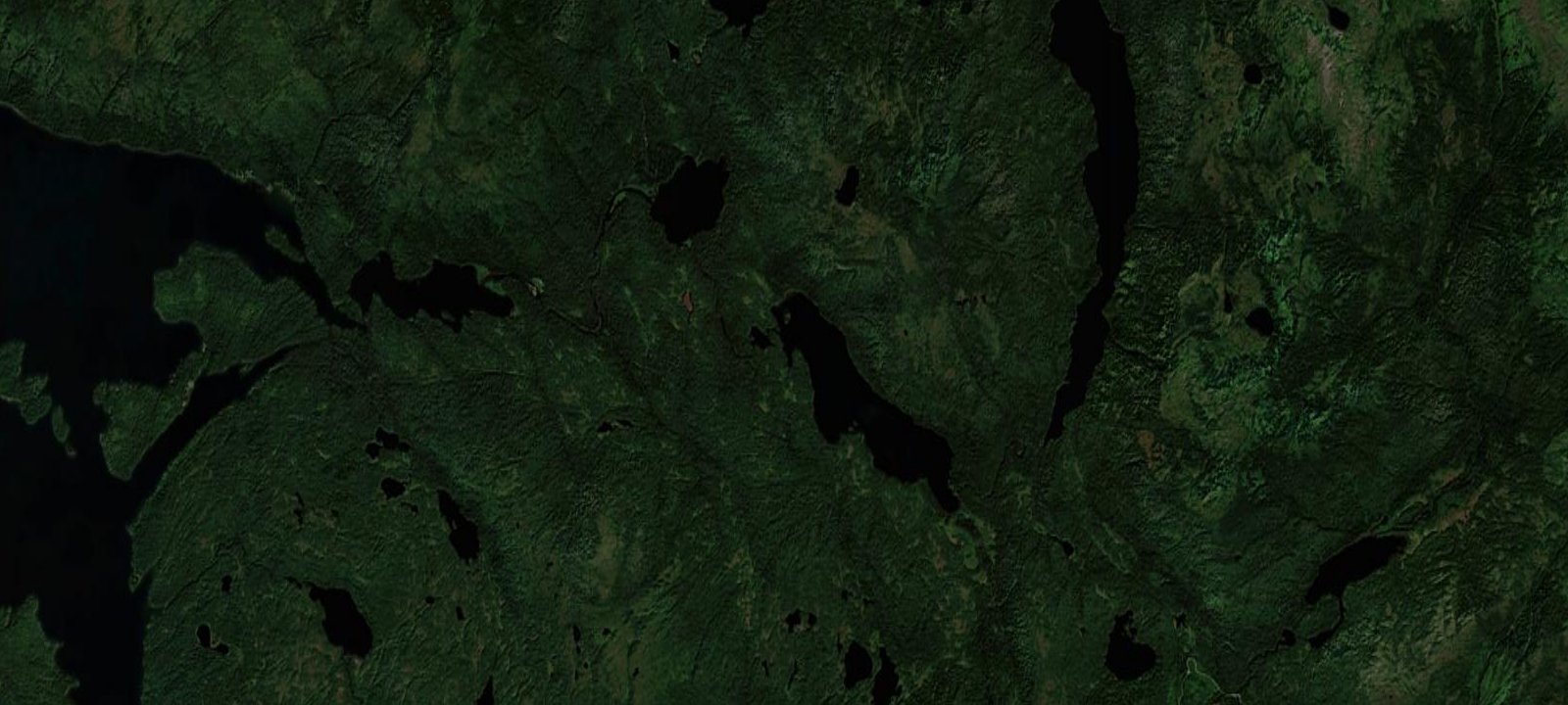 Map of Heckman Lake Cabin