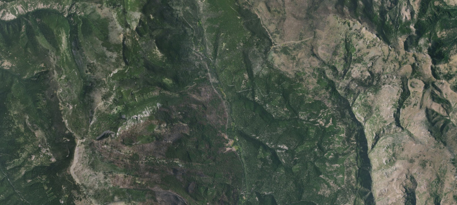 Map of Primitive Camping Area