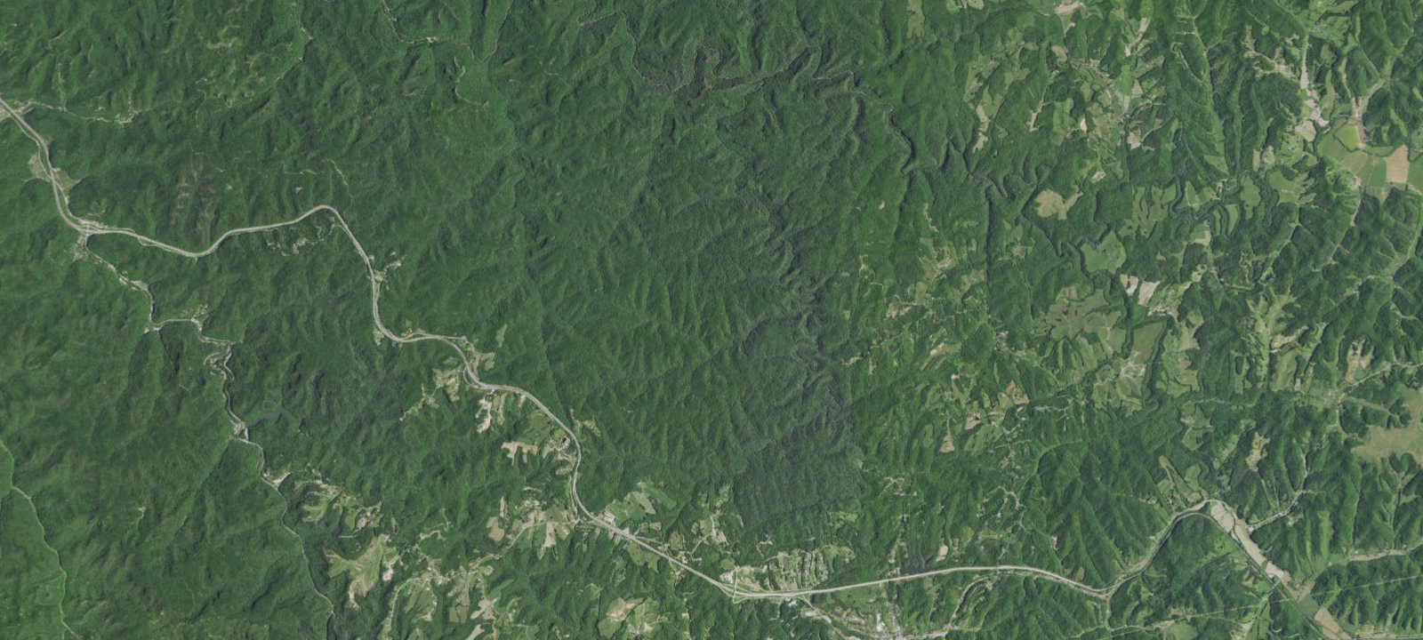 Map of Wolfe County Dispersed Rec. Sites
