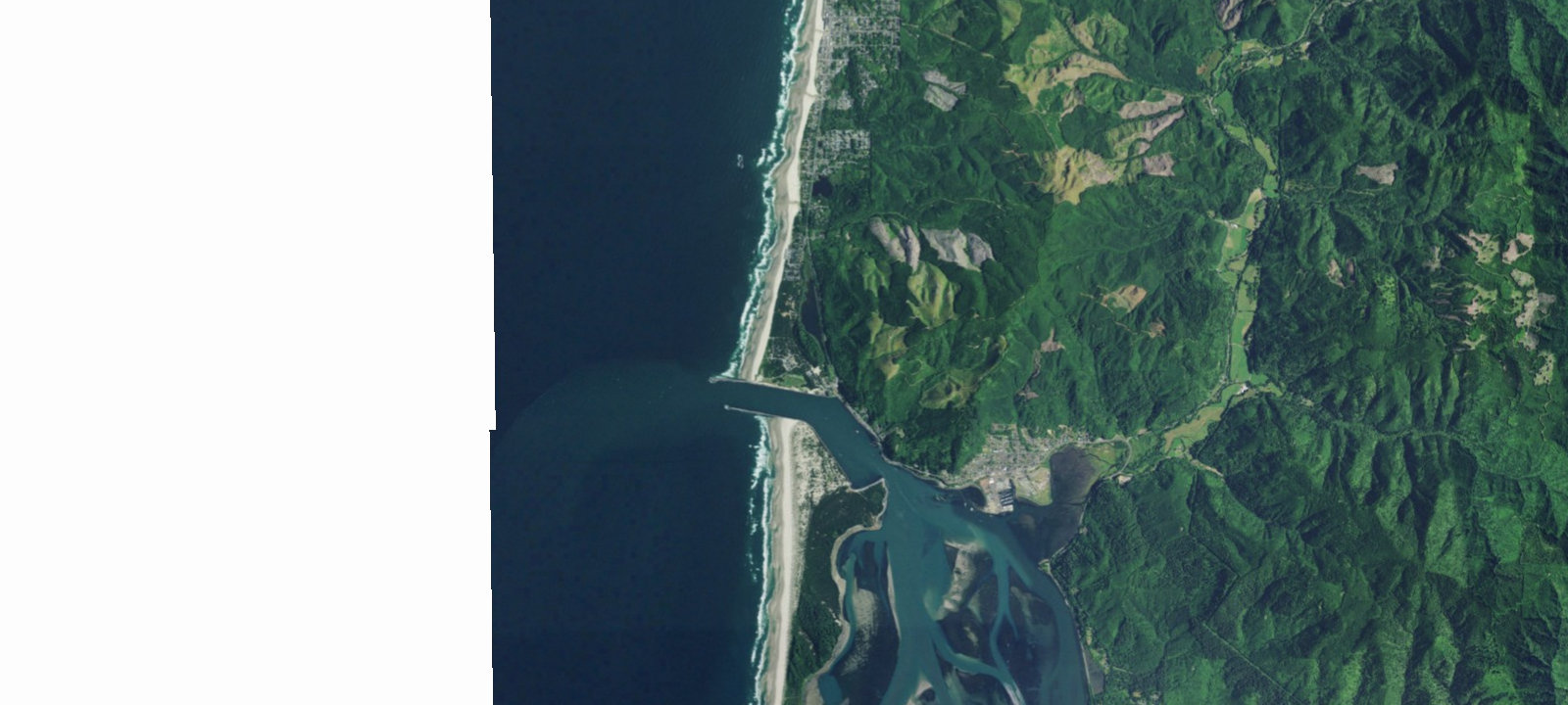 Map of Barview Jetty County Campground