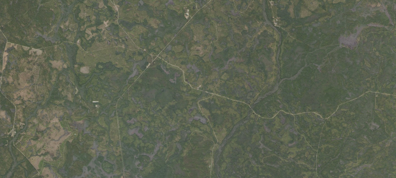 Map of Cliff Lake Hunt Camp