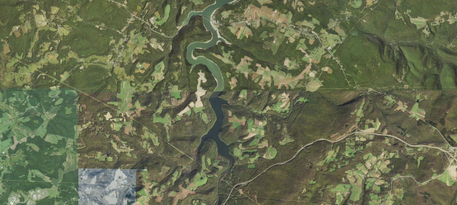 Map of Mill Run Recreation Area