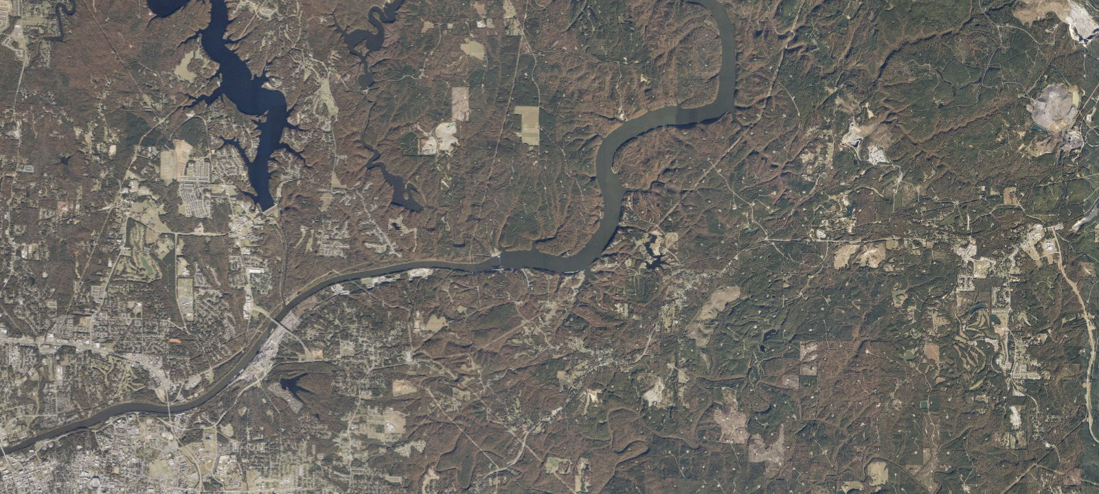 Map of Deerlick Creek