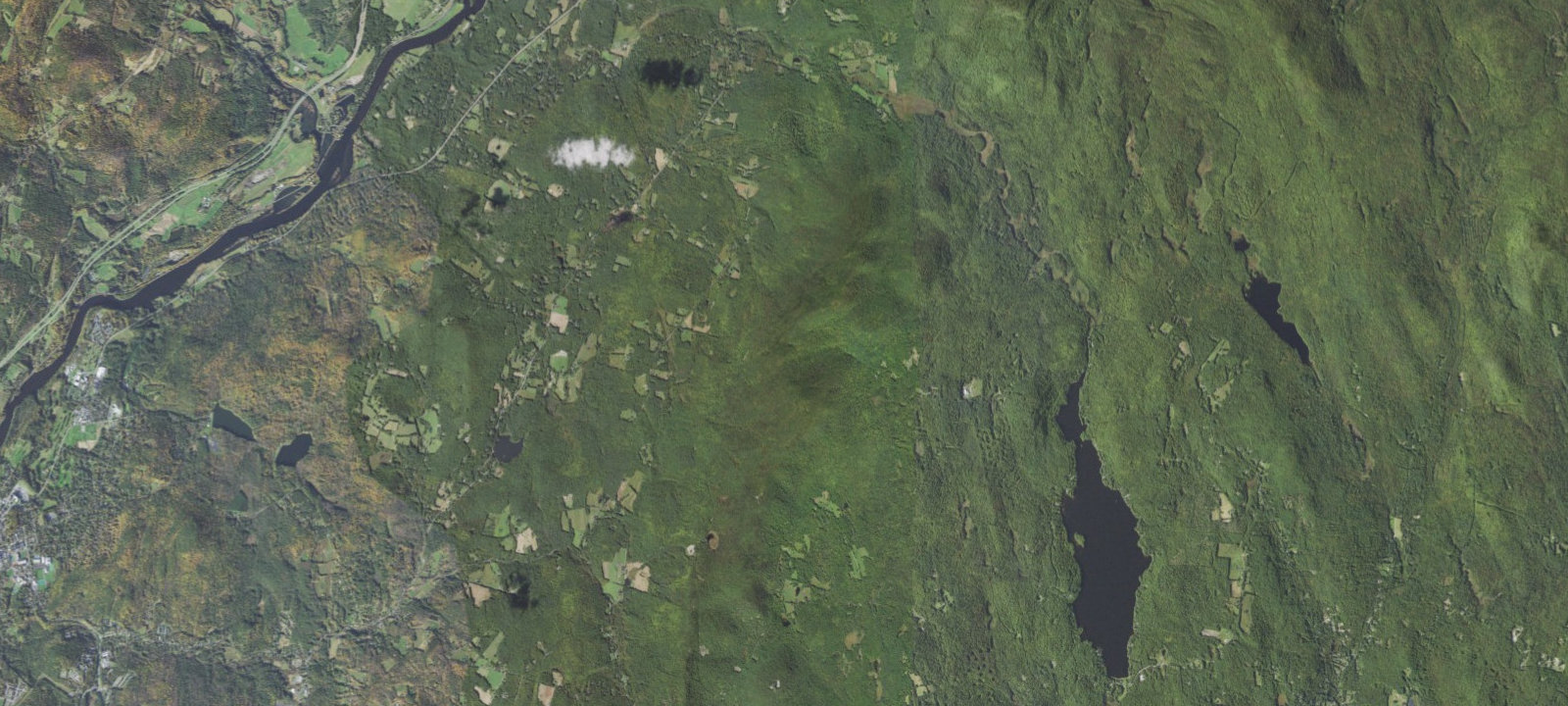 Map of Moose Mountain Shelter
