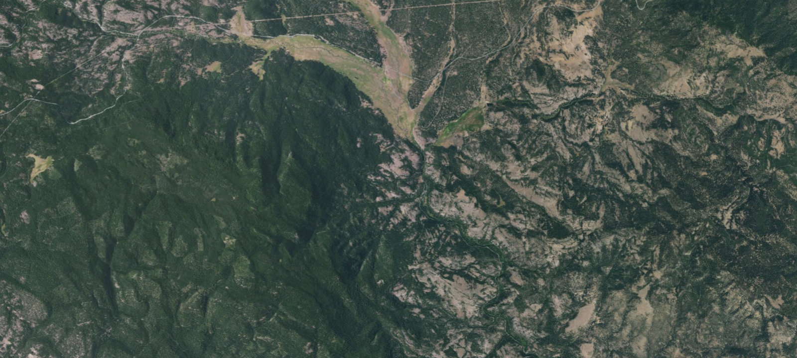 Map of Antlers Guard Station Cabin