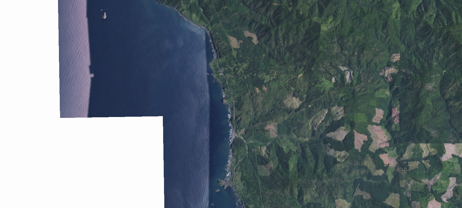 Map of Ocean View Cliff