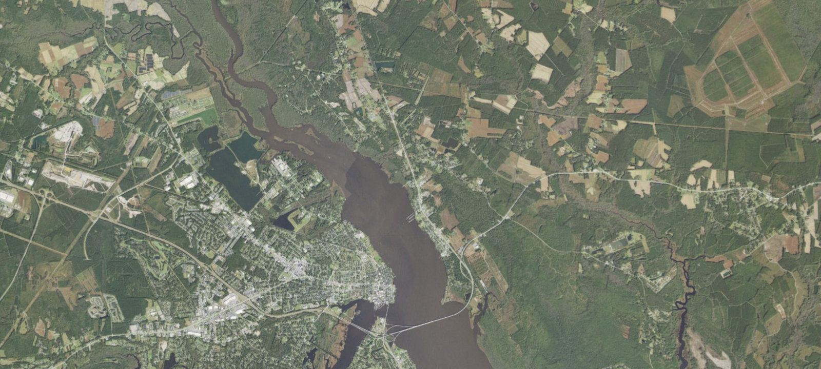 Map of New Bern KOA Holiday
