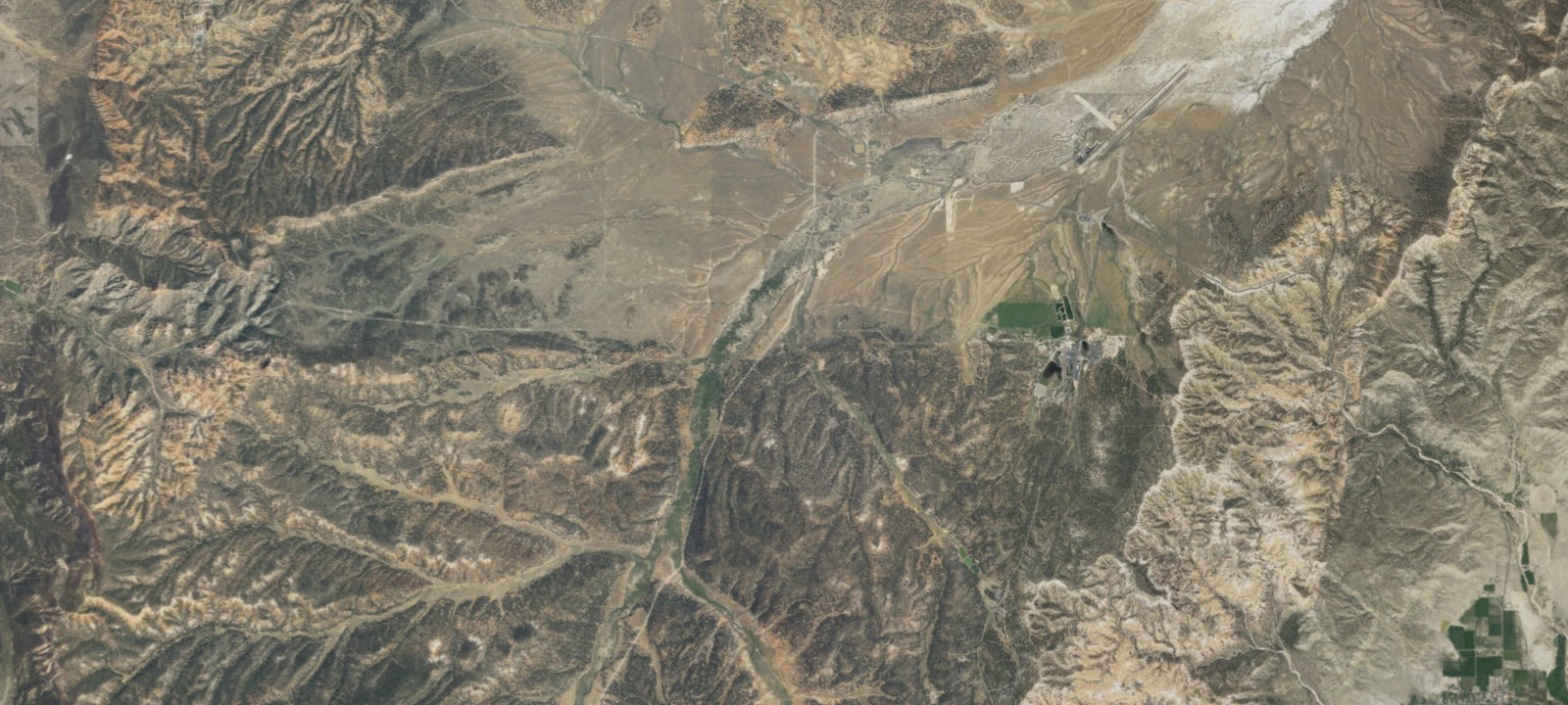 Map of Daves Hollow Dispersed Camping