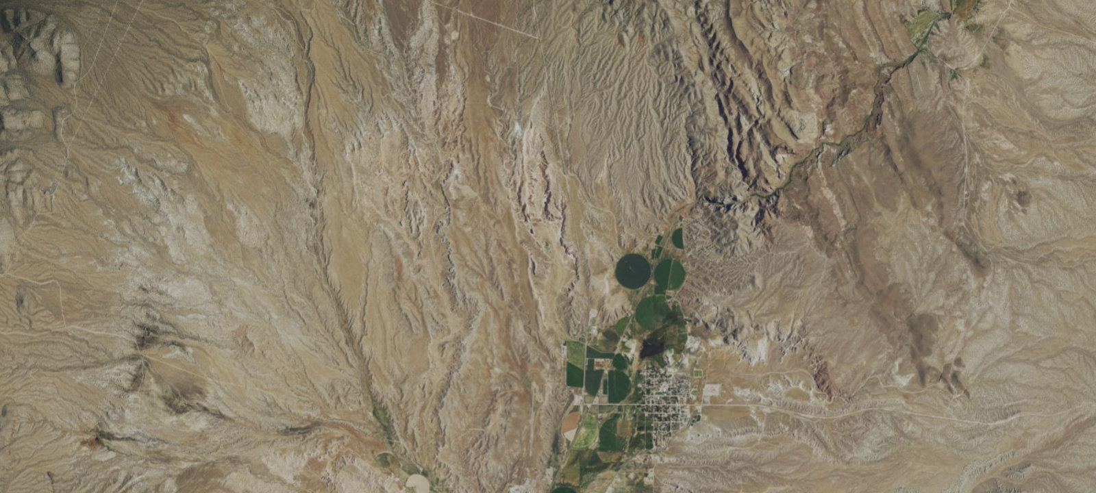 Map of Cathedral Gorge State Park Campground
