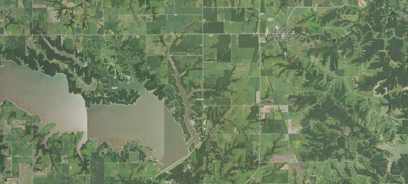 Map of Buck Creek (rathbun Lake)