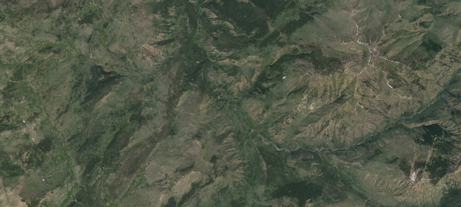 Map of Little Saddle Creek