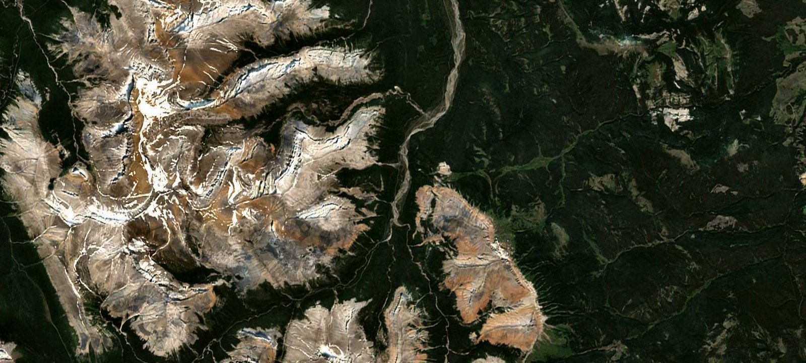 Map of Big Elbow Backcountry