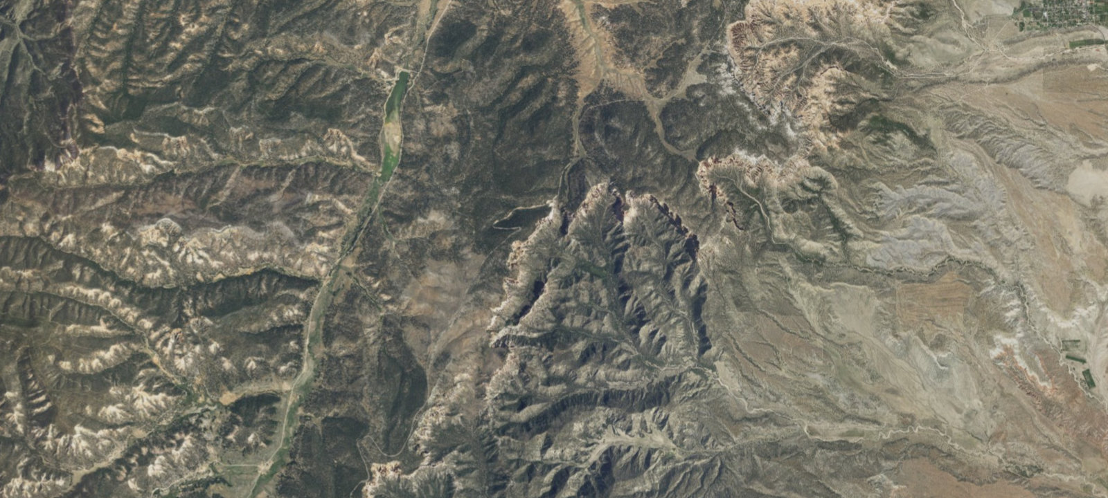 Map of Right Fork Swamp Canyon Campsite