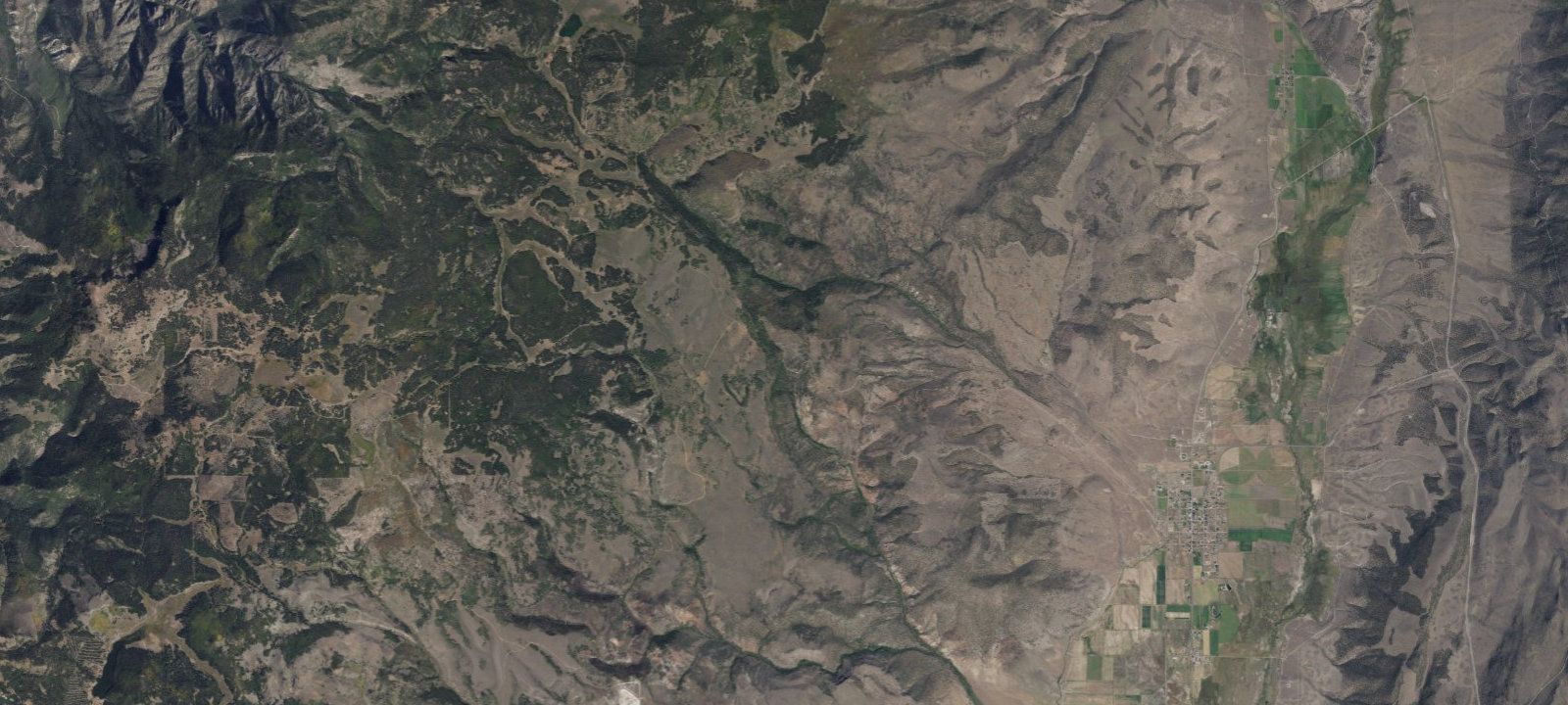 Map of Milo's Kitchen Trailhead