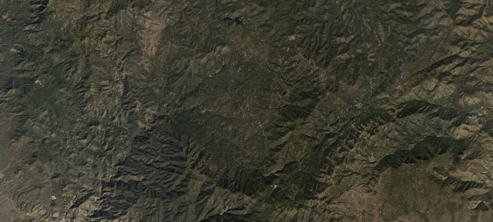Map of C101-Wolf Creek Designated Dispersed