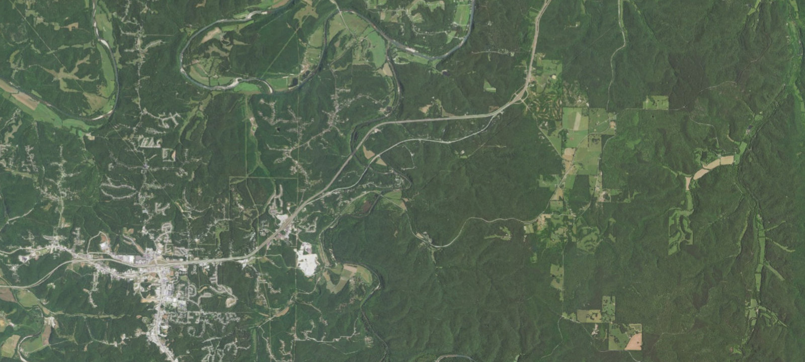 Map of Devils Elbow Campground
