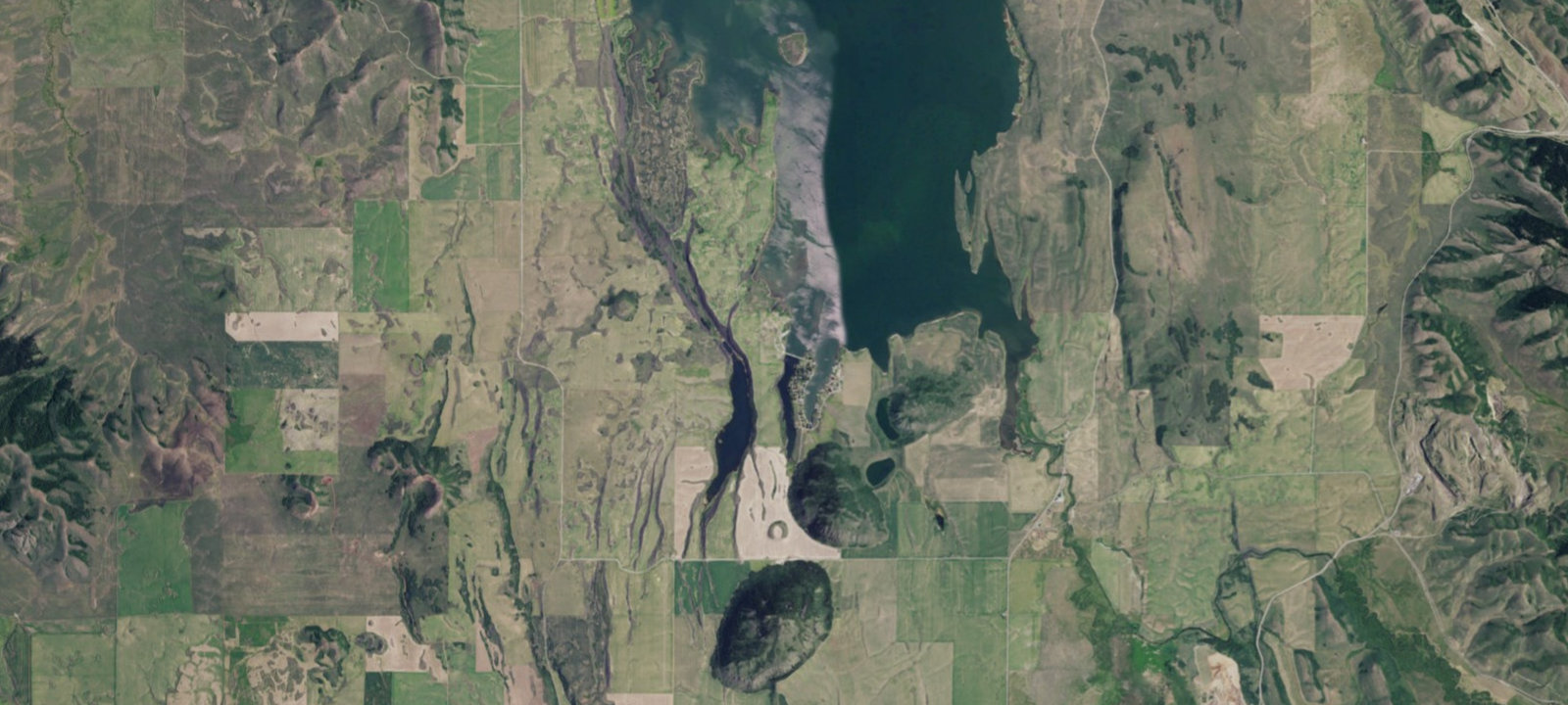 Map of Blackfoot Reservoir Campground