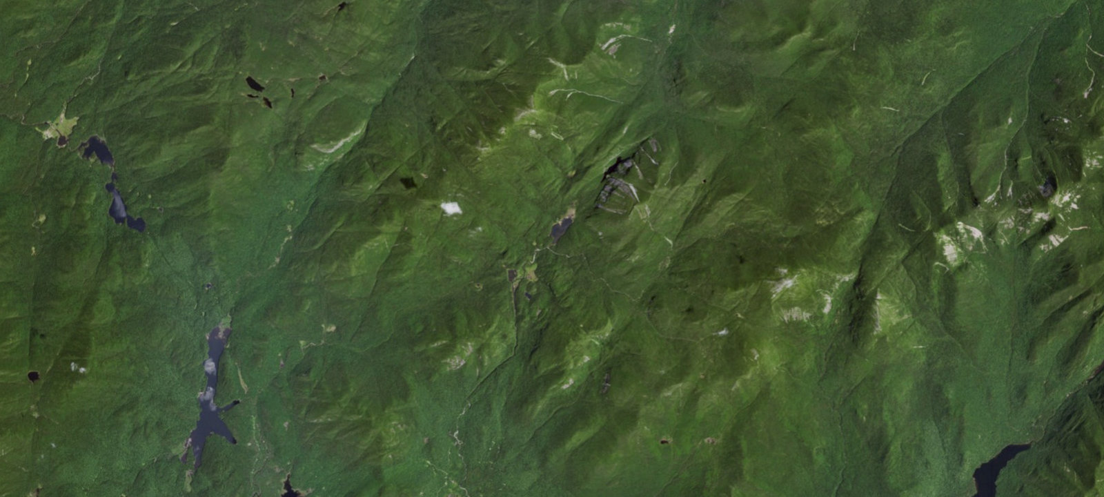 Map of Lake Colden Campground
