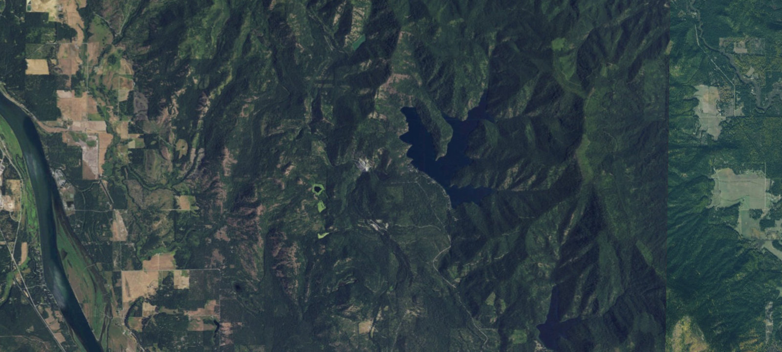 Map of No Name Lake