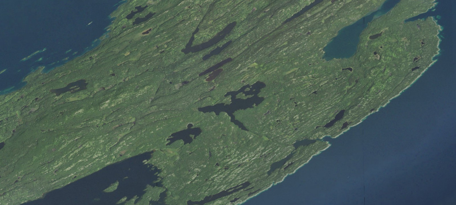Map of Lake Richie Canoe Campground