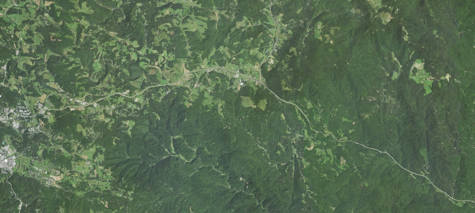 Map of Deep Gap Campsite
