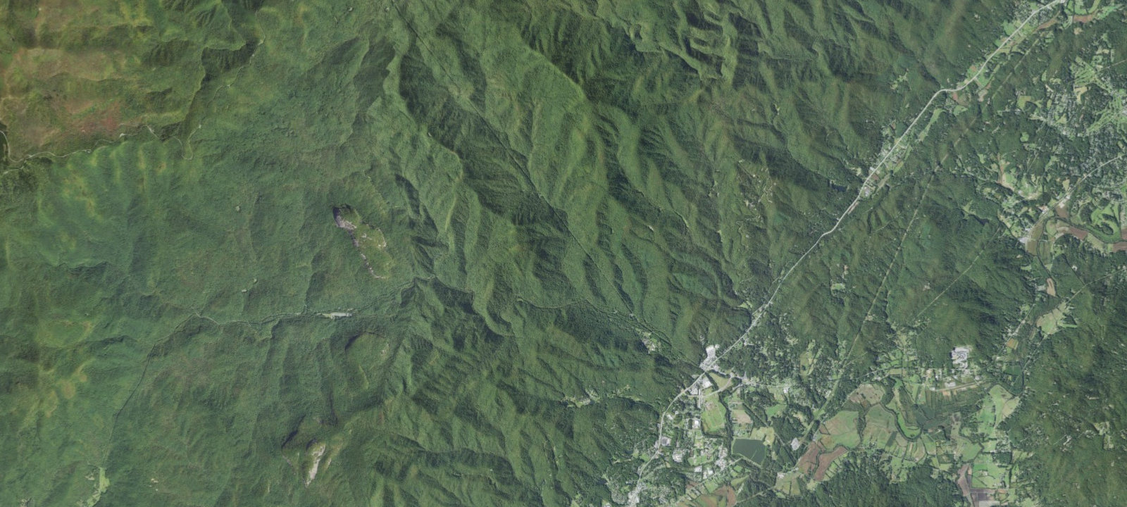 Map of Avery Creek Roadside Campsites
