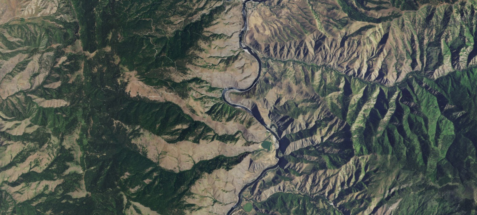 Map of Upper Blackhawk Campsite