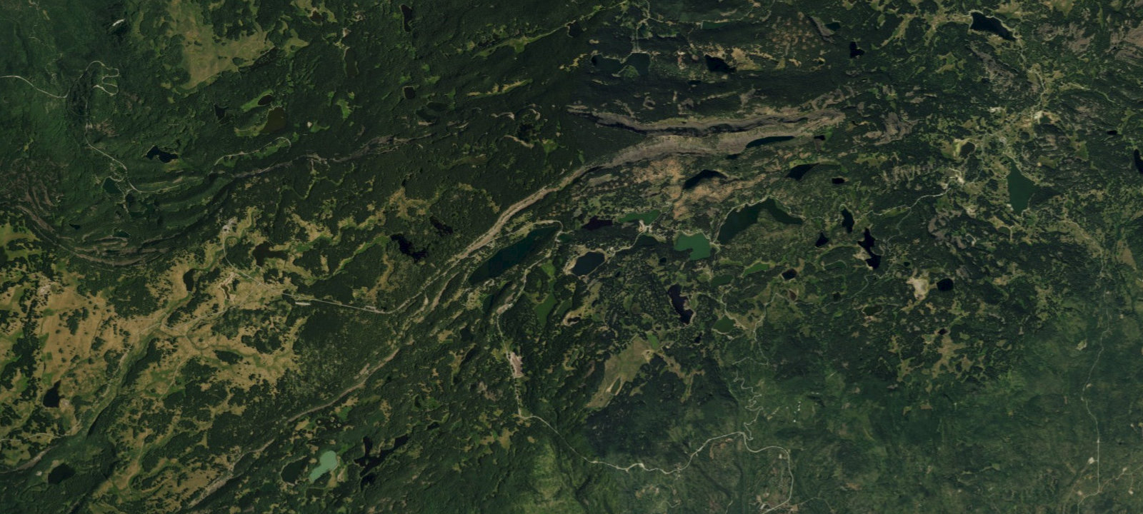 Map of Ward Lake