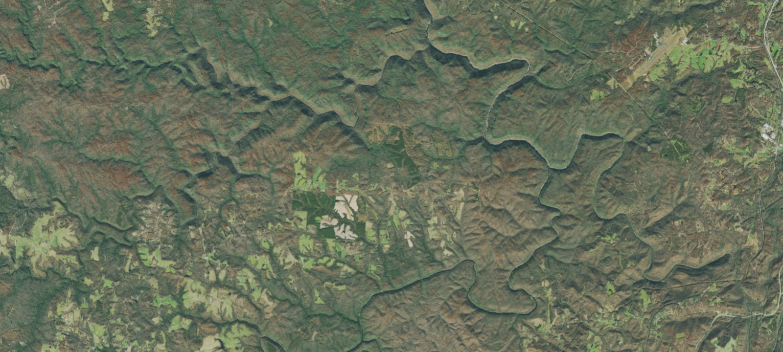 Map of HoneyCreek Horse Camp