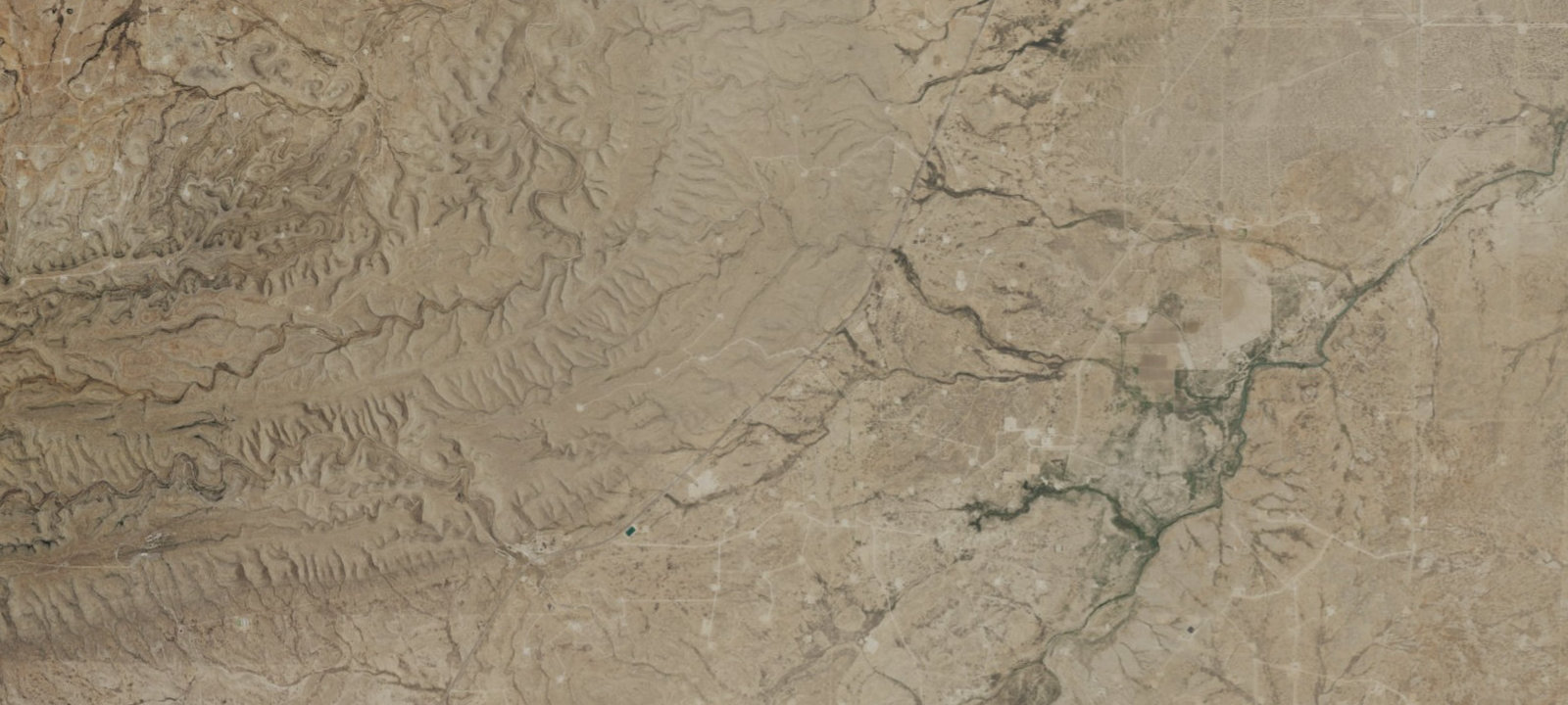 Map of Goat Corral Canyon