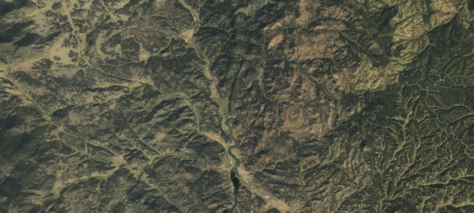 Map of Happy Meadows Campground