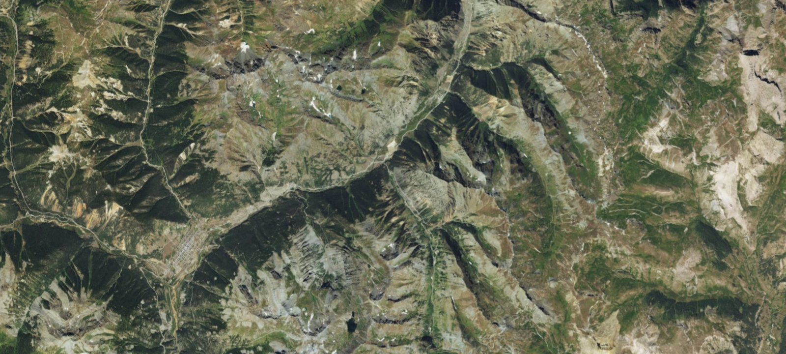 Map of Cunningham Gulch Dispersed Camping